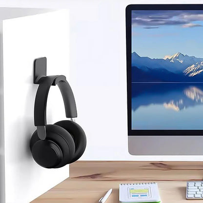 Universal Wall Mounted Headphone Stand Gaming Controller Holder Headset Display Rack Under Desk Hanger Hook For Earphone