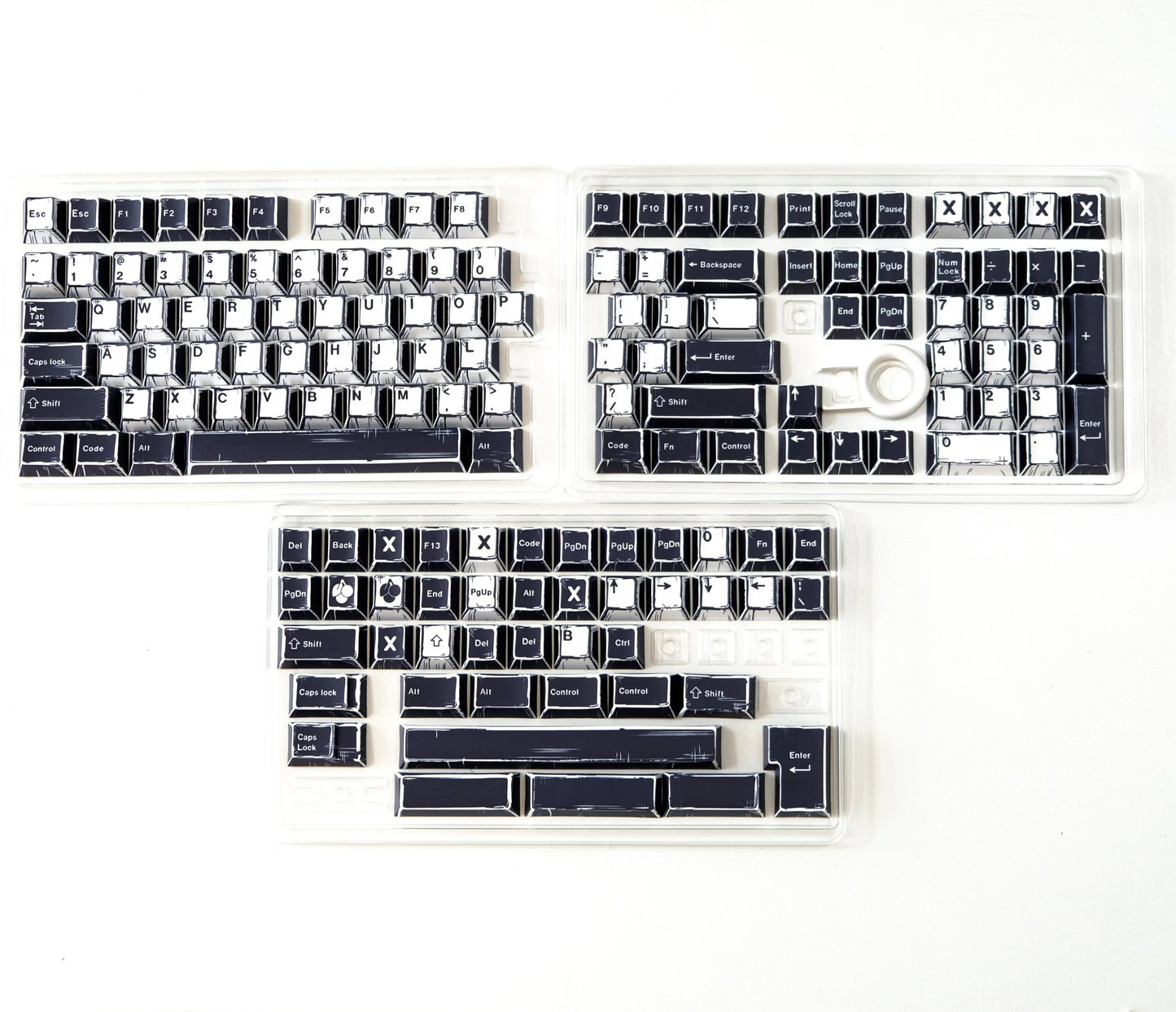 GMK WOB Keycaps Comic Style Cherry Profile PBT Dye-Sub 151 Keys For Mechanical Gaming Keyboard Thicken Keycaps Wooting ISO