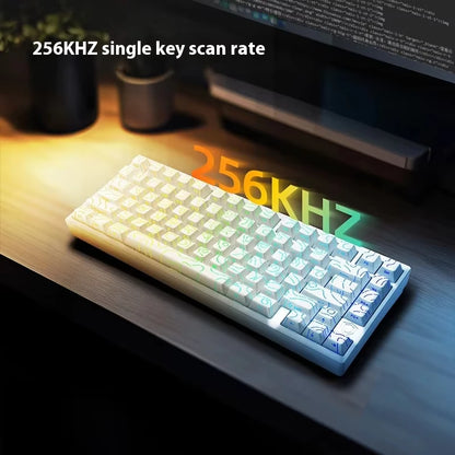 New IROK MG75 Pro MAX Magnetic Switch Keyboard Aluminium Alloy ARGB Backlight Gasket Gaming Keyboard PC Gamer Wired Hall Effect