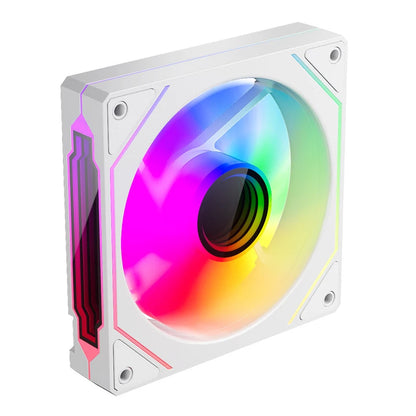 TEUCER Prism4 Pro 12cm ARGB Fan PC Case Fan Kit 4pin PWM CPU Cooling Fans 3pin 5v RGB Gaming Computer Fan