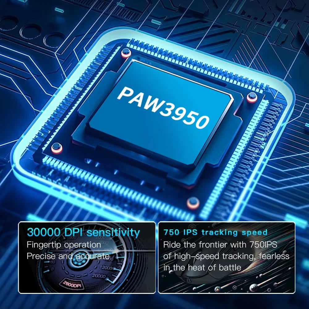 Darmoshark M3 Micro Pro Bluetooth Wireless Gaming Mouse 8K Tri-Mode PAM3950 Mouse Lightweight Small Hand Mice Long Battery Life