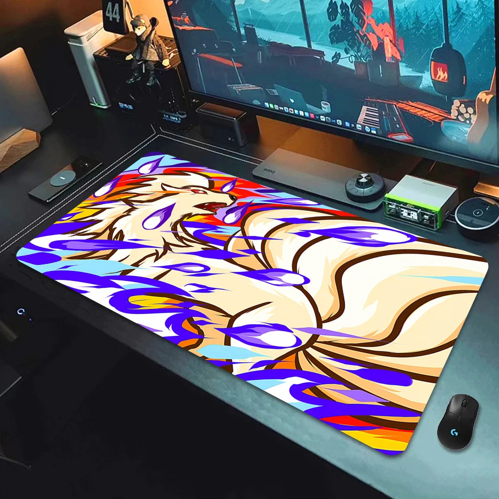 Kawaii P-pokemon Mousepad Table Playmat TCG CCG Mat Trading Card Game Mat Mouse Pad Gaming Play Mat Mousepad 35x60CM