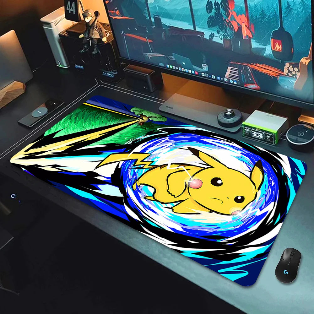 Kawaii P-pokemon Mousepad Table Playmat TCG CCG Mat Trading Card Game Mat Mouse Pad Gaming Play Mat Mousepad 35x60CM