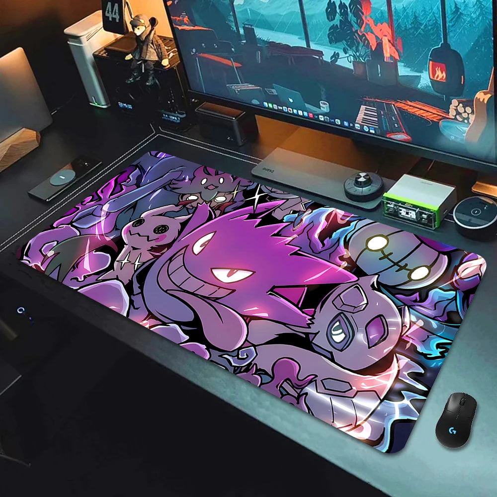 Kawaii P-pokemon Mousepad Table Playmat TCG CCG Mat Trading Card Game Mat Mouse Pad Gaming Play Mat Mousepad 35x60CM