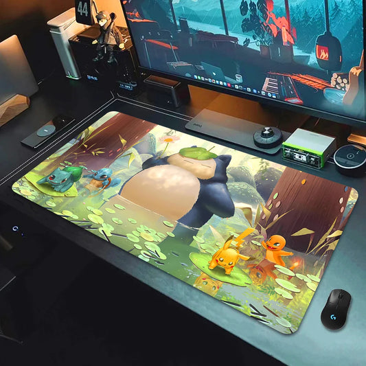 Kawaii P-pokemon Mousepad Table Playmat TCG CCG Mat Trading Card Game Mat Mouse Pad Gaming Play Mat Mousepad 35x60CM