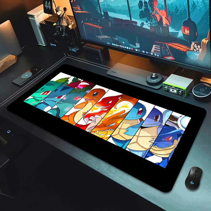 Kawaii P-pokemon Mousepad Table Playmat TCG CCG Mat Trading Card Game Mat Mouse Pad Gaming Play Mat Mousepad 35x60CM