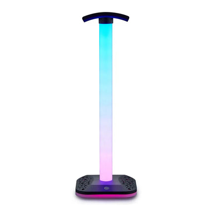 RGB Gaming Headphone Stand Desktop Earphone Holder Hanger Gamer Headset Display Stand Headset Holder Hanger Earphone Accessories