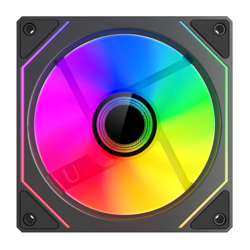 TEUCER Prism4 Pro 12cm ARGB Fan PC Case Fan Kit 4pin PWM CPU Cooling Fans 3pin 5v RGB Gaming Computer Fan