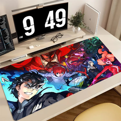 Mouse Pad PC Non Slip Rubber Cool Mousepad Laptop Gamer Cabinet Keyboard Pads Office Computer Gaming P-persona 5 Desk Mouse Mat