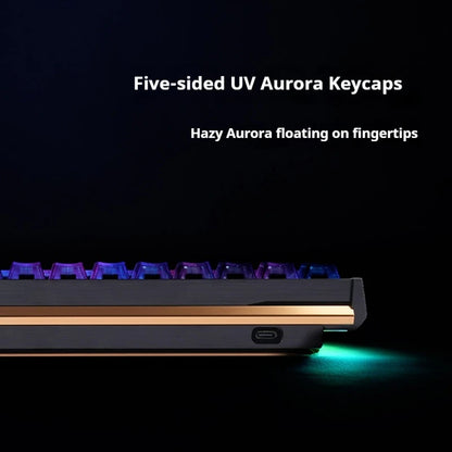 IPI Aurora 65/75 Gaming Keyboard Magnetic Axis Single Mode Wired Hot Swap Rgb Light Hifi 75-Key Rt0.01 For Esports And Game Gift