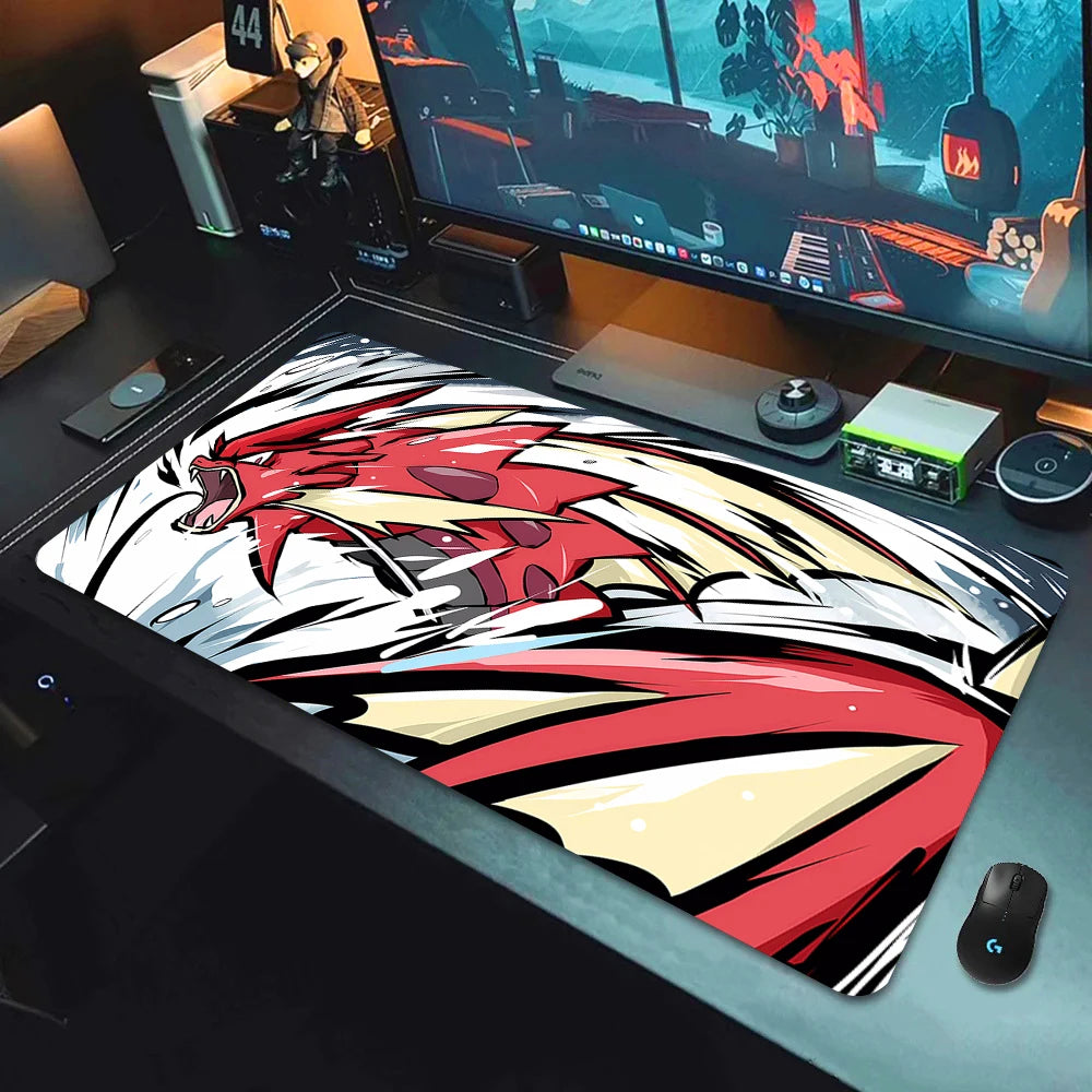 Kawaii P-pokemon Mousepad Table Playmat TCG CCG Mat Trading Card Game Mat Mouse Pad Gaming Play Mat Mousepad 35x60CM