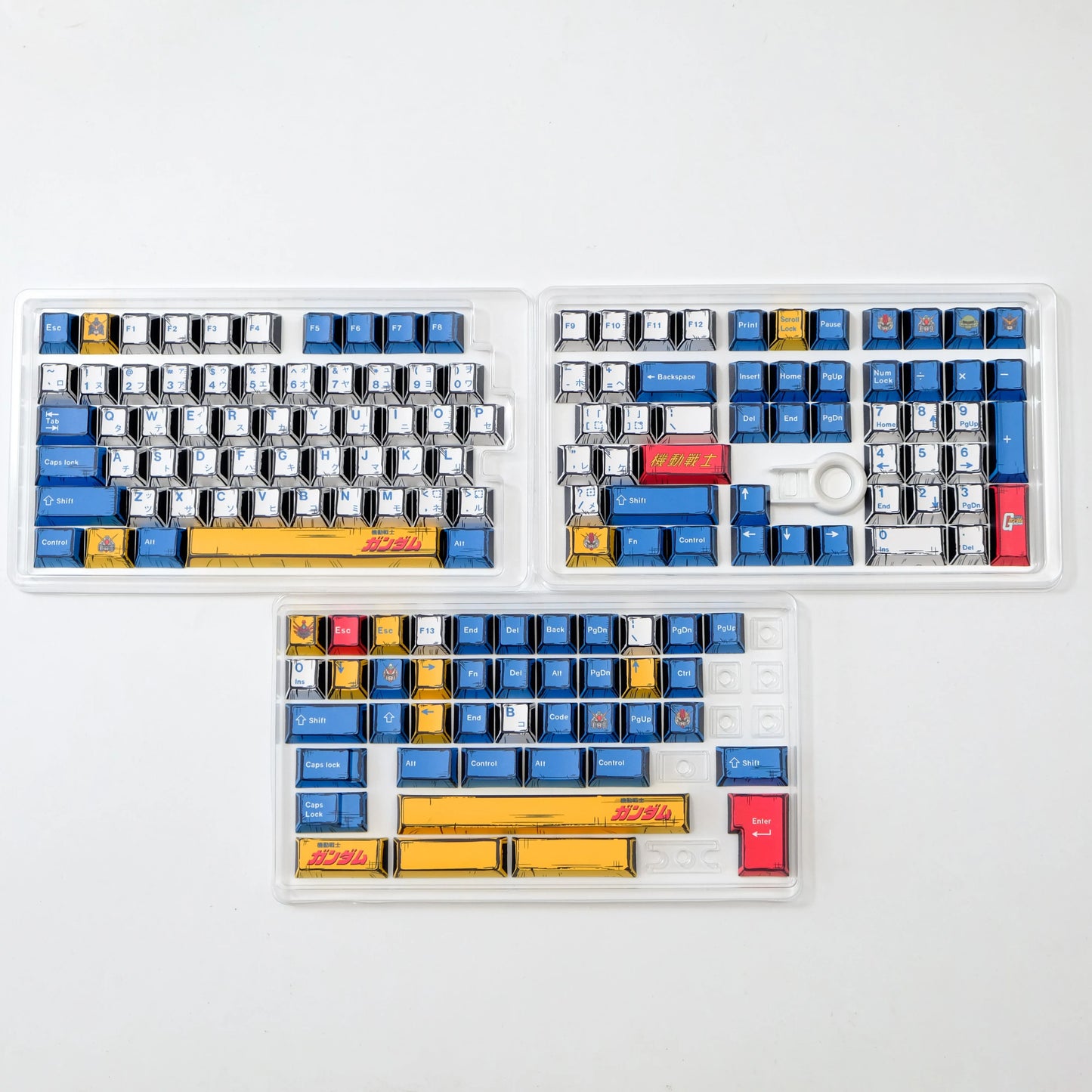 GMK WOB Keycaps Comic Style Cherry Profile PBT Dye-Sub 151 Keys For Mechanical Gaming Keyboard Thicken Keycaps Wooting ISO