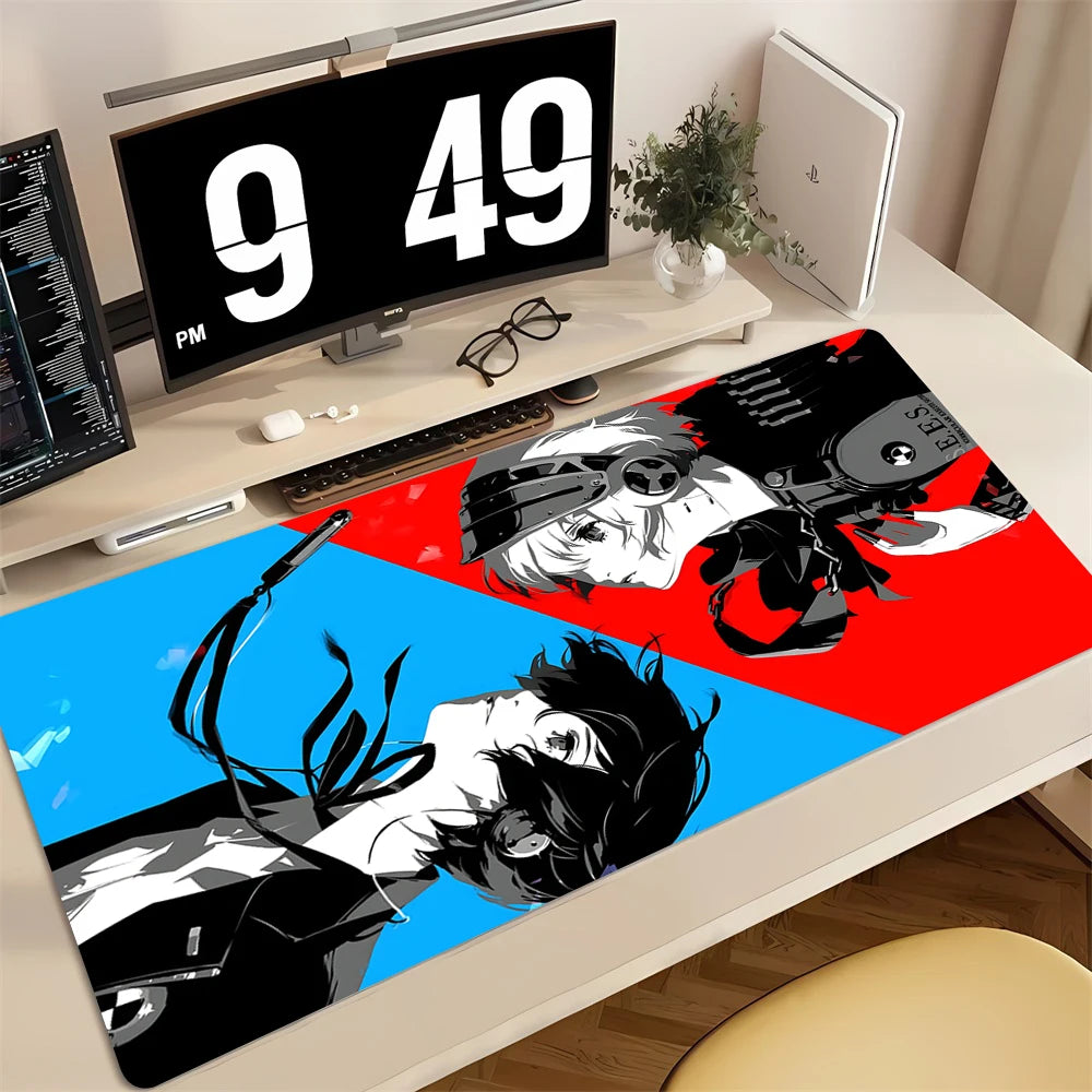 Mouse Pad PC Non Slip Rubber Cool Mousepad Laptop Gamer Cabinet Keyboard Pads Office Computer Gaming P-persona 5 Desk Mouse Mat