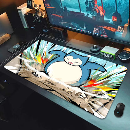 Kawaii P-pokemon Mousepad Table Playmat TCG CCG Mat Trading Card Game Mat Mouse Pad Gaming Play Mat Mousepad 35x60CM