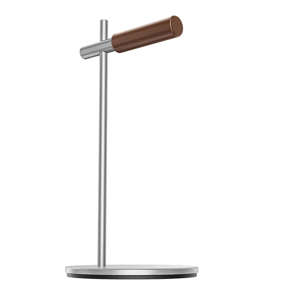 Gaming Headset Hanger Stand Headsets Art Storage Rack Bamboo Wood Aluminum Earphone Display Rack Hanger Holder Bracket