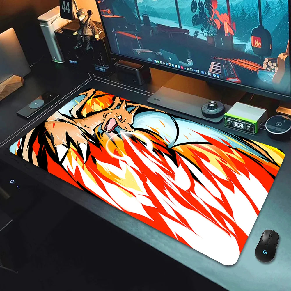 Kawaii P-pokemon Mousepad Table Playmat TCG CCG Mat Trading Card Game Mat Mouse Pad Gaming Play Mat Mousepad 35x60CM