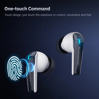 MACHENIKE TH60 AI Wireless Bluetooth Headphones AI Translator Earphone IN-Ear Gaming Earphones IPX5 Waterproof Bluetooth 5. 4
