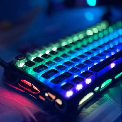 GravaStar K1 Bluetooth Wireless Aluminium Alloy Mechanical Keyboard  Tri-Mode RGB Light E-sports Gaming Keyboard PC Accessories