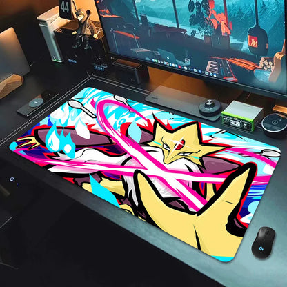 Kawaii P-pokemon Mousepad Table Playmat TCG CCG Mat Trading Card Game Mat Mouse Pad Gaming Play Mat Mousepad 35x60CM
