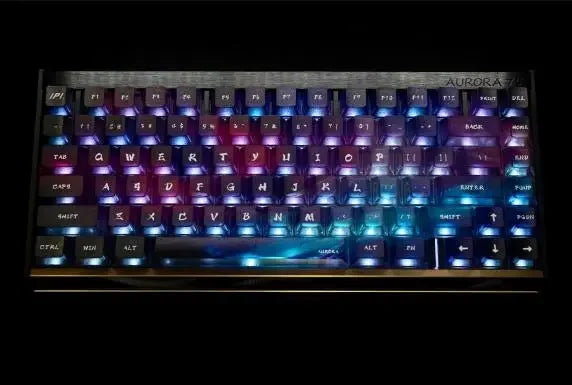 IPI Aurora 65/75 Gaming Keyboard Magnetic Axis Single Mode Wired Hot Swap Rgb Light Hifi 75-Key Rt0.01 For Esports And Game Gift