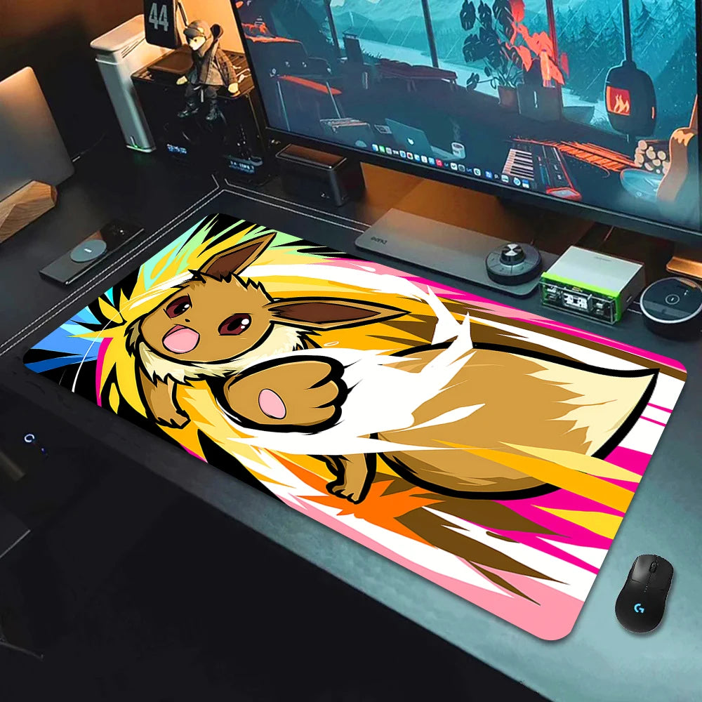 Kawaii P-pokemon Mousepad Table Playmat TCG CCG Mat Trading Card Game Mat Mouse Pad Gaming Play Mat Mousepad 35x60CM