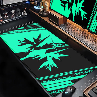 Large Mouse Pad Xenoblade Chronicles Gaming Carpet Computer Office Accessories Mouse Mats XXL Bottom Anti slip Keyboard Mausepad