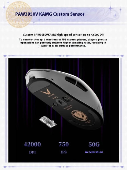 Valkyrie VK M3 PRO Gaming Mouse Wired 2.4G Bluetooth Triple Mode 8K Wireless Receiver High Precision Computer Mice Accessories