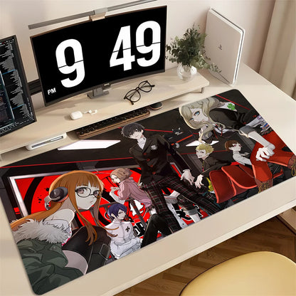 Mouse Pad PC Non Slip Rubber Cool Mousepad Laptop Gamer Cabinet Keyboard Pads Office Computer Gaming P-persona 5 Desk Mouse Mat