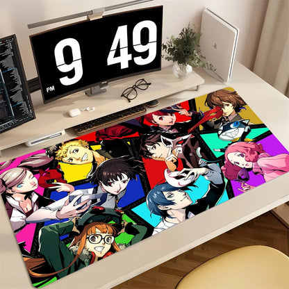 Mouse Pad PC Non Slip Rubber Cool Mousepad Laptop Gamer Cabinet Keyboard Pads Office Computer Gaming P-persona 5 Desk Mouse Mat