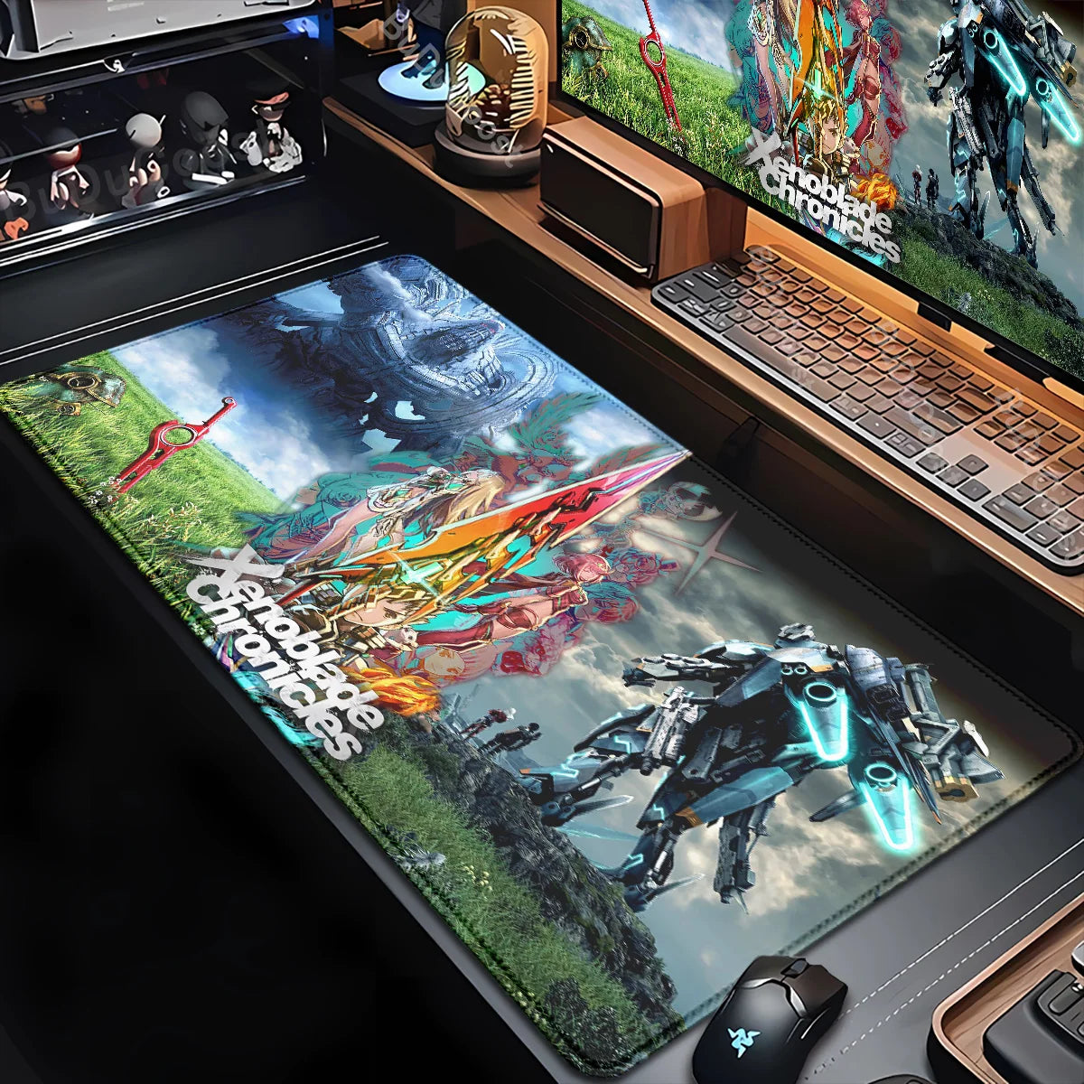 Large Mouse Pad Xenoblade Chronicles Gaming Carpet Computer Office Accessories Mouse Mats XXL Bottom Anti slip Keyboard Mausepad