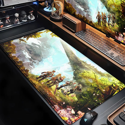 Large Mouse Pad Xenoblade Chronicles Gaming Carpet Computer Office Accessories Mouse Mats XXL Bottom Anti slip Keyboard Mausepad
