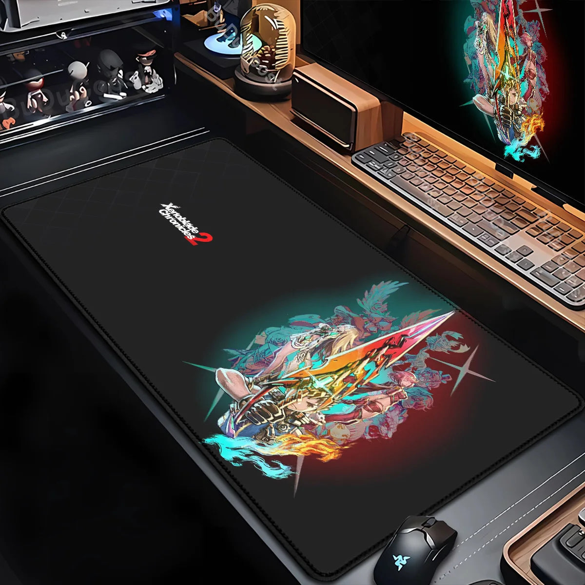 Large Mouse Pad Xenoblade Chronicles Gaming Carpet Computer Office Accessories Mouse Mats XXL Bottom Anti slip Keyboard Mausepad