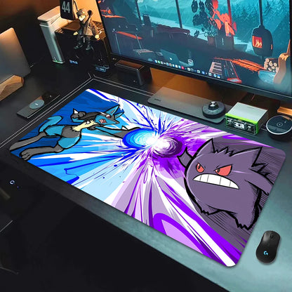 Kawaii P-pokemon Mousepad Table Playmat TCG CCG Mat Trading Card Game Mat Mouse Pad Gaming Play Mat Mousepad 35x60CM