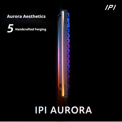 IPI Aurora 65/75 Gaming Keyboard Magnetic Axis Single Mode Wired Hot Swap Rgb Light Hifi 75-Key Rt0.01 For Esports And Game Gift