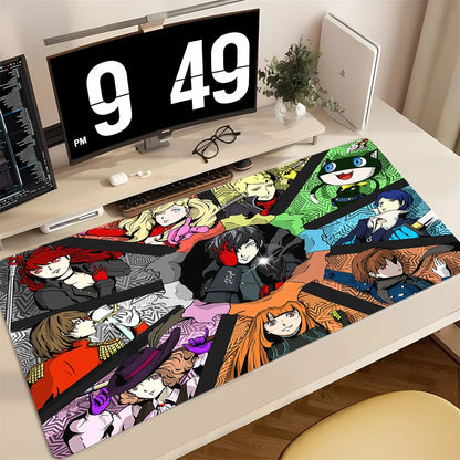 Mouse Pad PC Non Slip Rubber Cool Mousepad Laptop Gamer Cabinet Keyboard Pads Office Computer Gaming P-persona 5 Desk Mouse Mat