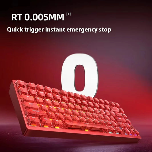 New IROK MG75 Pro MAX Magnetic Switch Keyboard Aluminium Alloy ARGB Backlight Gasket Gaming Keyboard PC Gamer Wired Hall Effect