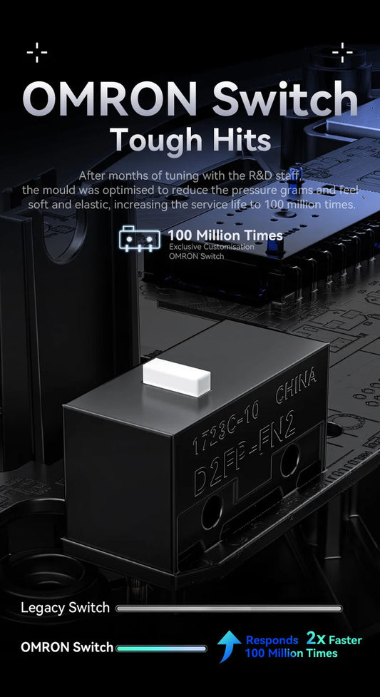 Attack Shark X3pro 8k Wireless Bluetooth Three Mode Mouse Lightweight Paw3395 Sensor 26000dpl Resolution E-Sports Gaming Mouses