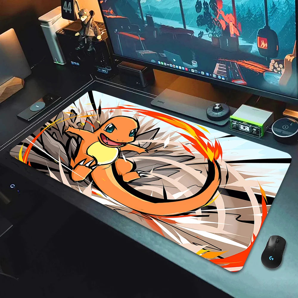 Kawaii P-pokemon Mousepad Table Playmat TCG CCG Mat Trading Card Game Mat Mouse Pad Gaming Play Mat Mousepad 35x60CM