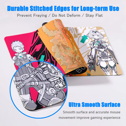 Large Mouse Pad Xenoblade Chronicles Gaming Carpet Computer Office Accessories Mouse Mats XXL Bottom Anti slip Keyboard Mausepad